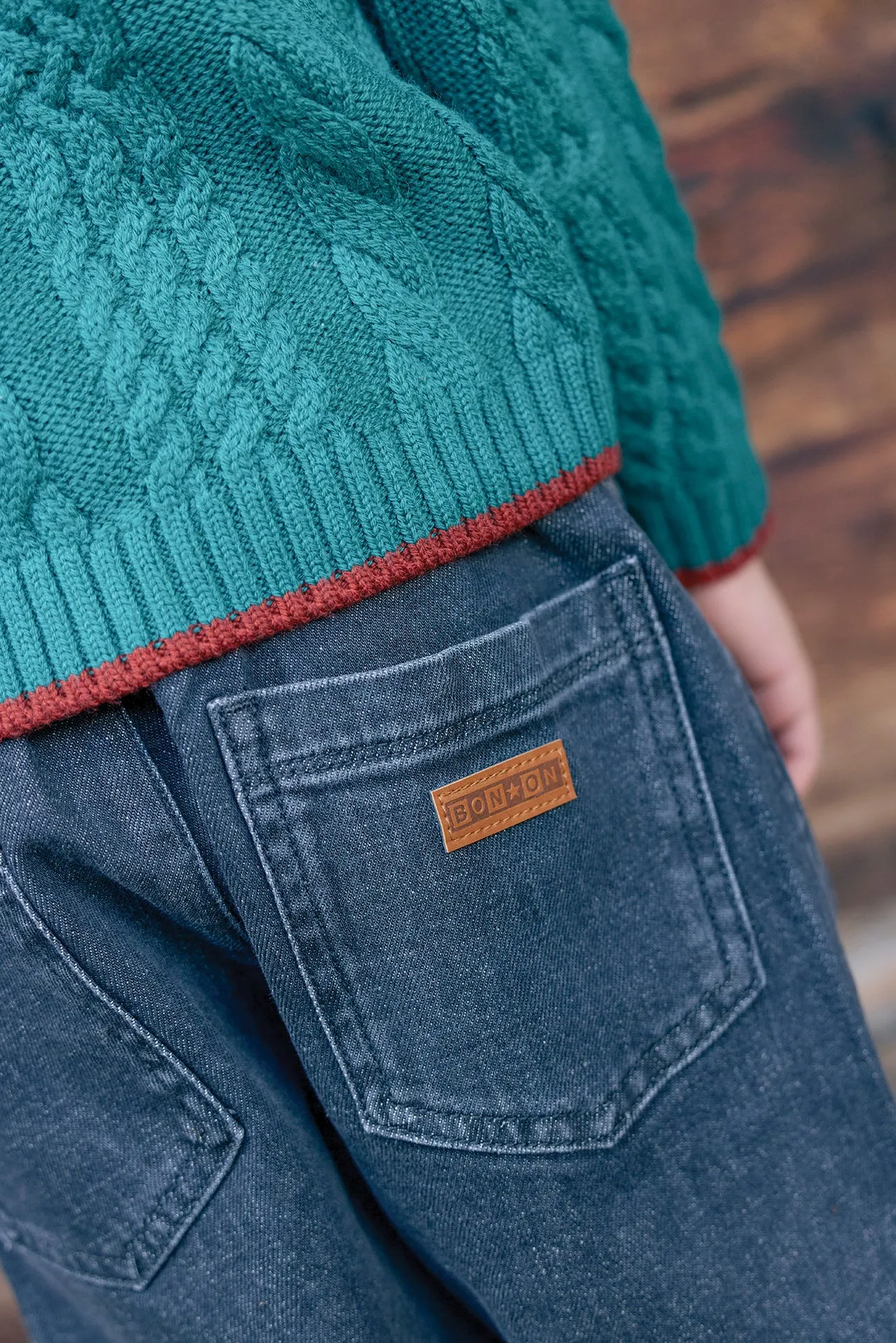 Bonton Fracas Denim Gris jeans grå til drenge