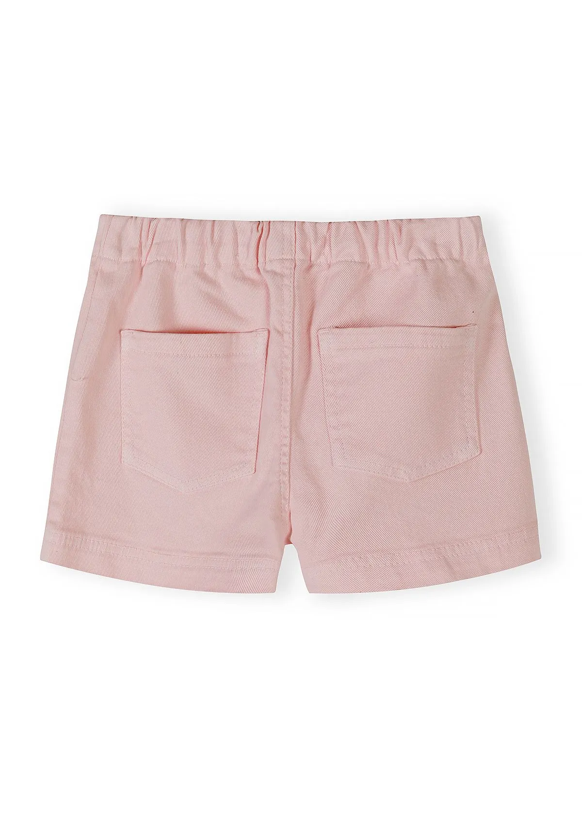 Minoti shorts 2-pak lyseblå rosa twill piger