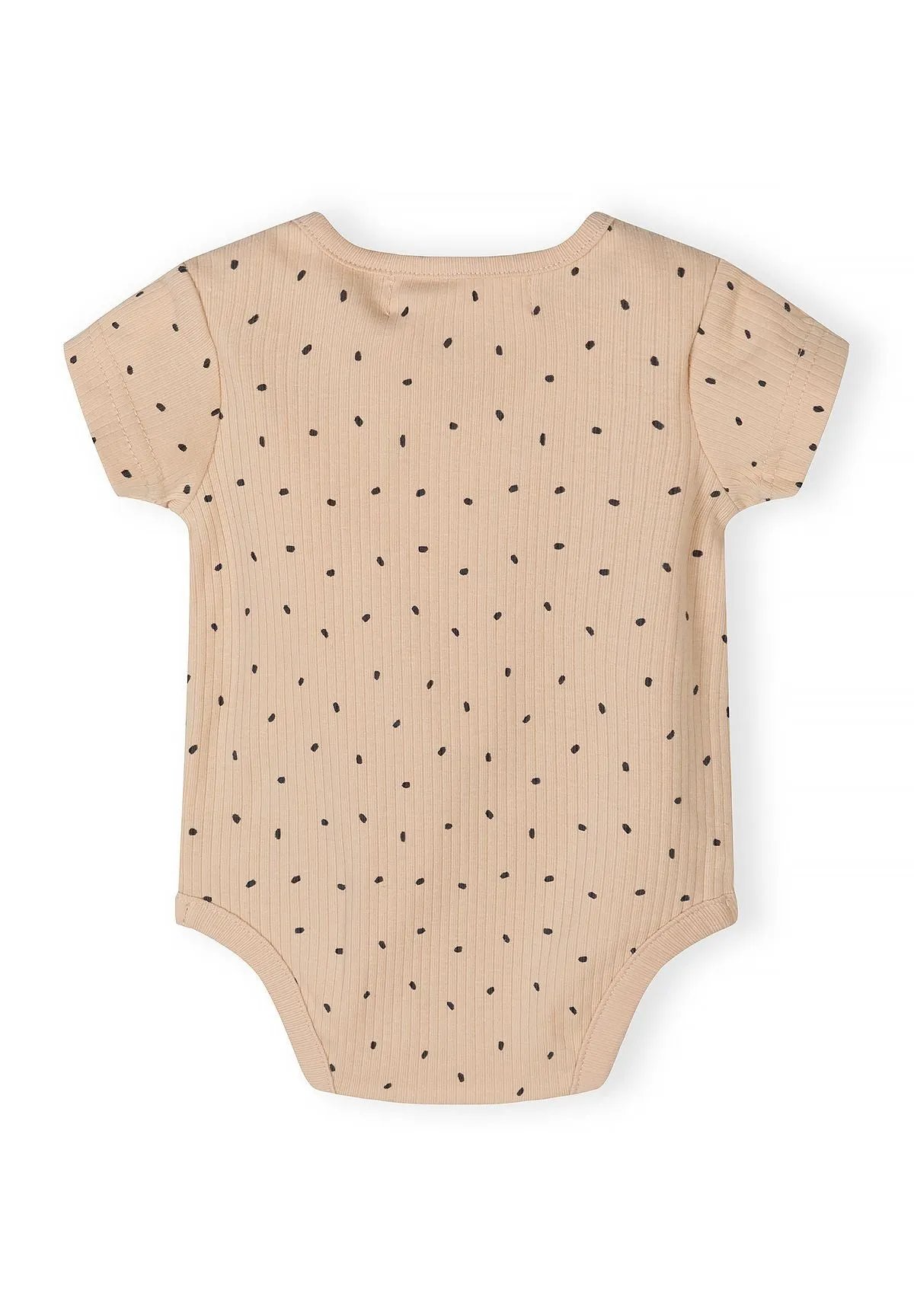 Minoti 44547 body 3-pak ribbet bomuld beige