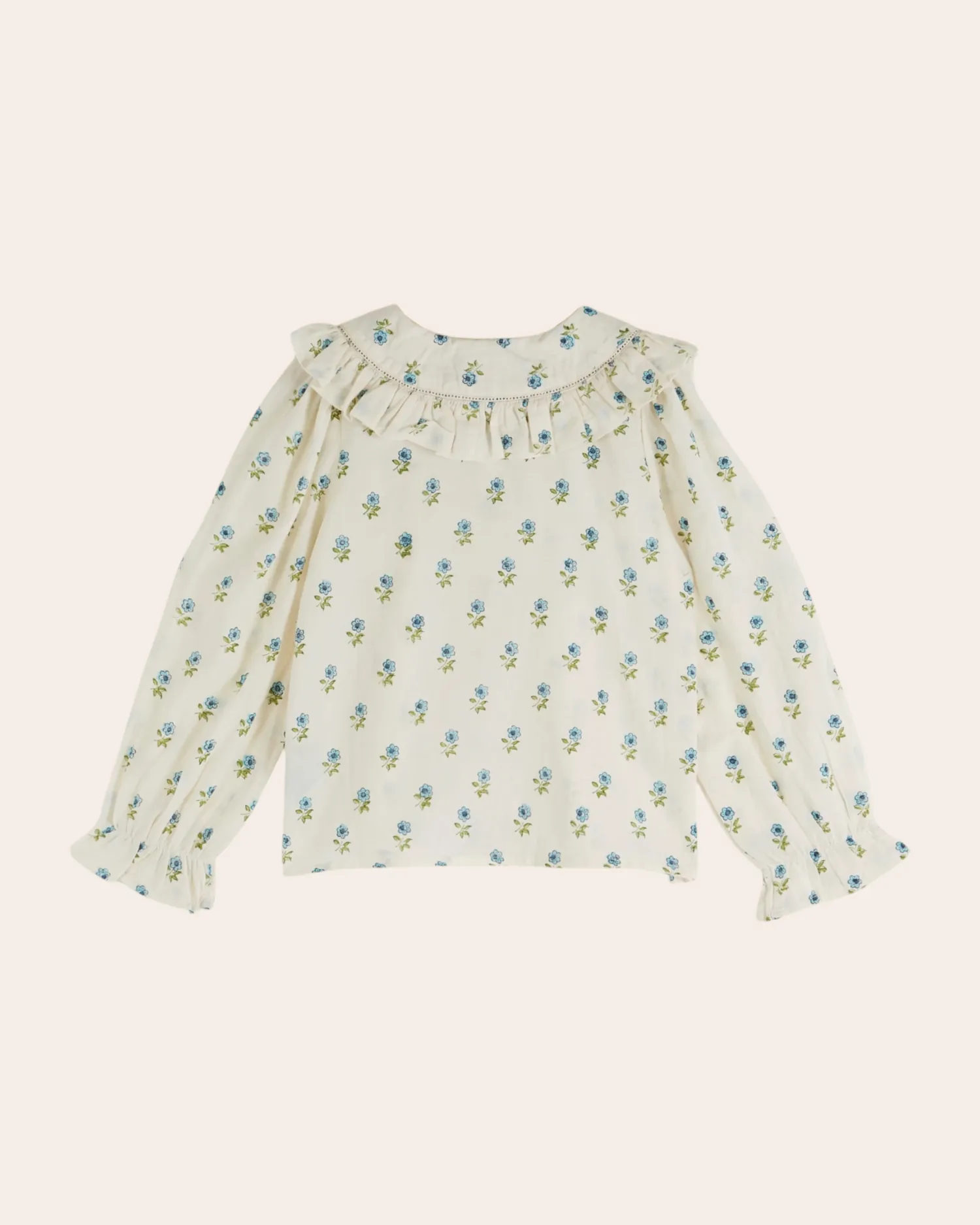 Emile et Ida Scarlet bluse ecru økobomuld 03M