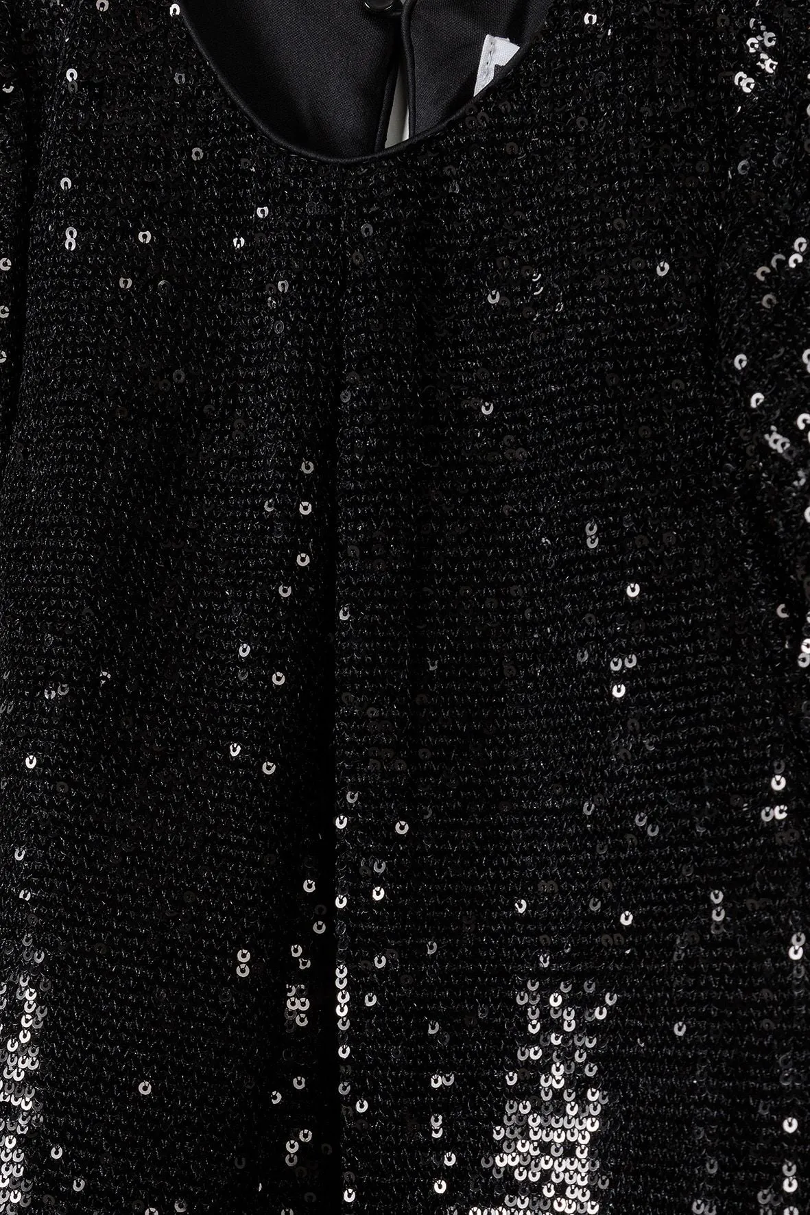 Minoti 39771 pailletkjole sort fest polyester