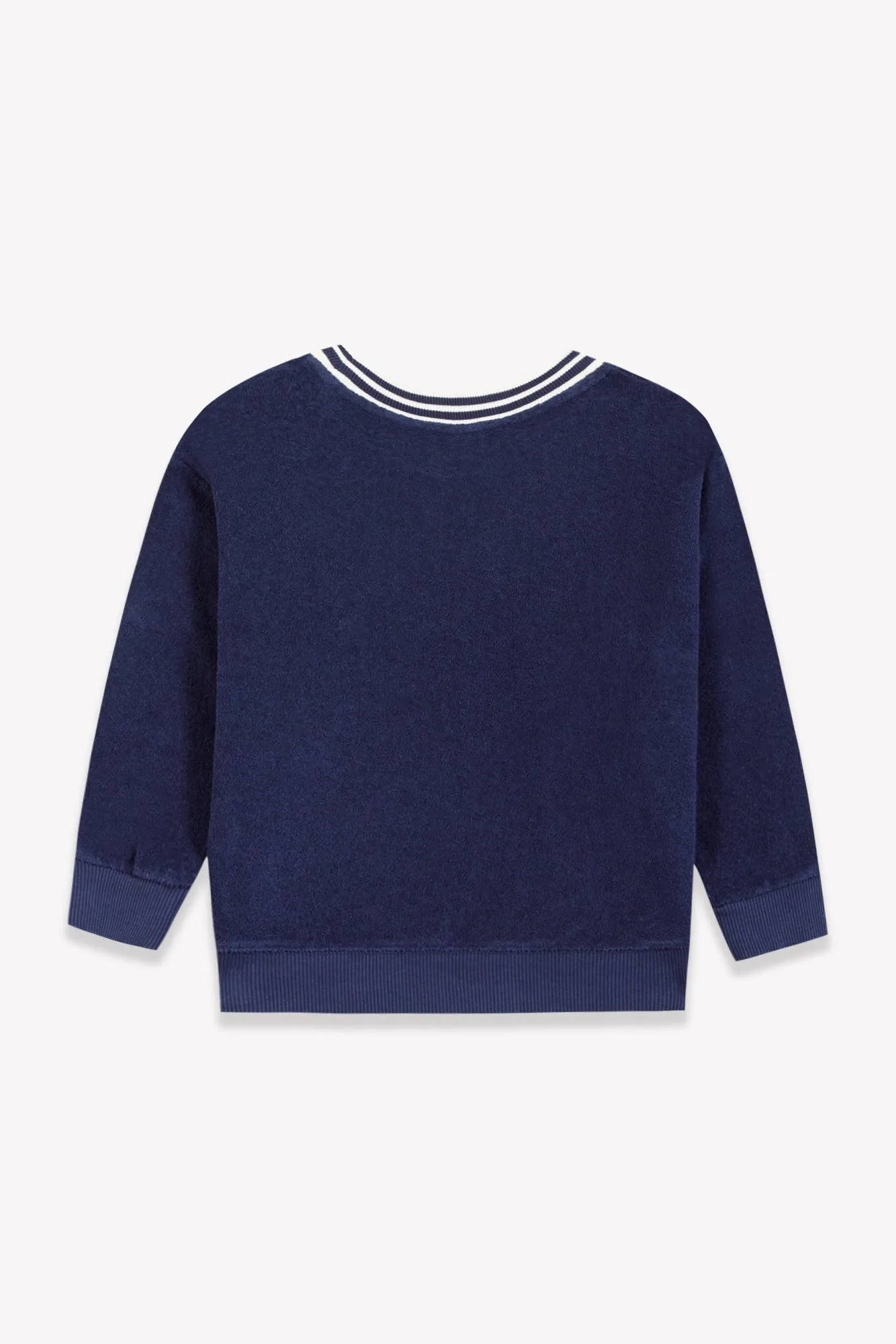 Bonton Pitt Blue sweatshirt blå bomuld