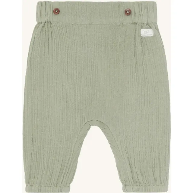 Hust & Claire HC Thicco Muselin bukser Light Green muselin