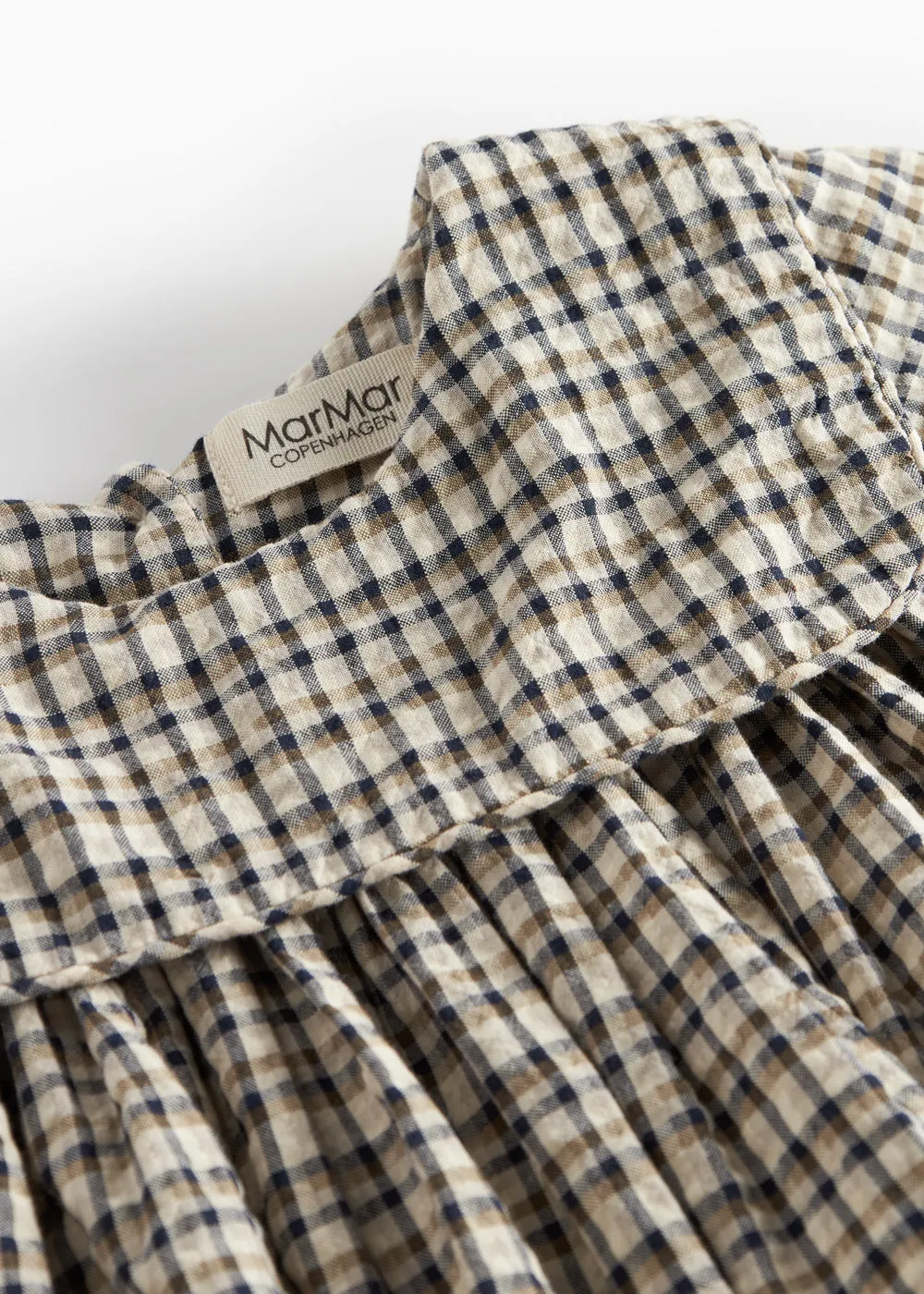 MarMar Dulle kjole Pilot Navy Check ternet baby