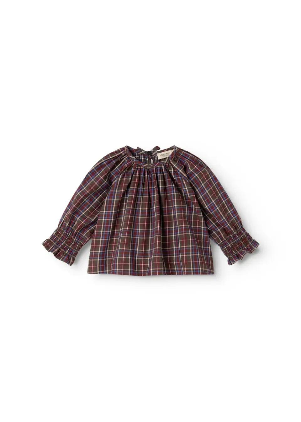 MarMar Copenhagen Tonala bluse Chocolate Check tern