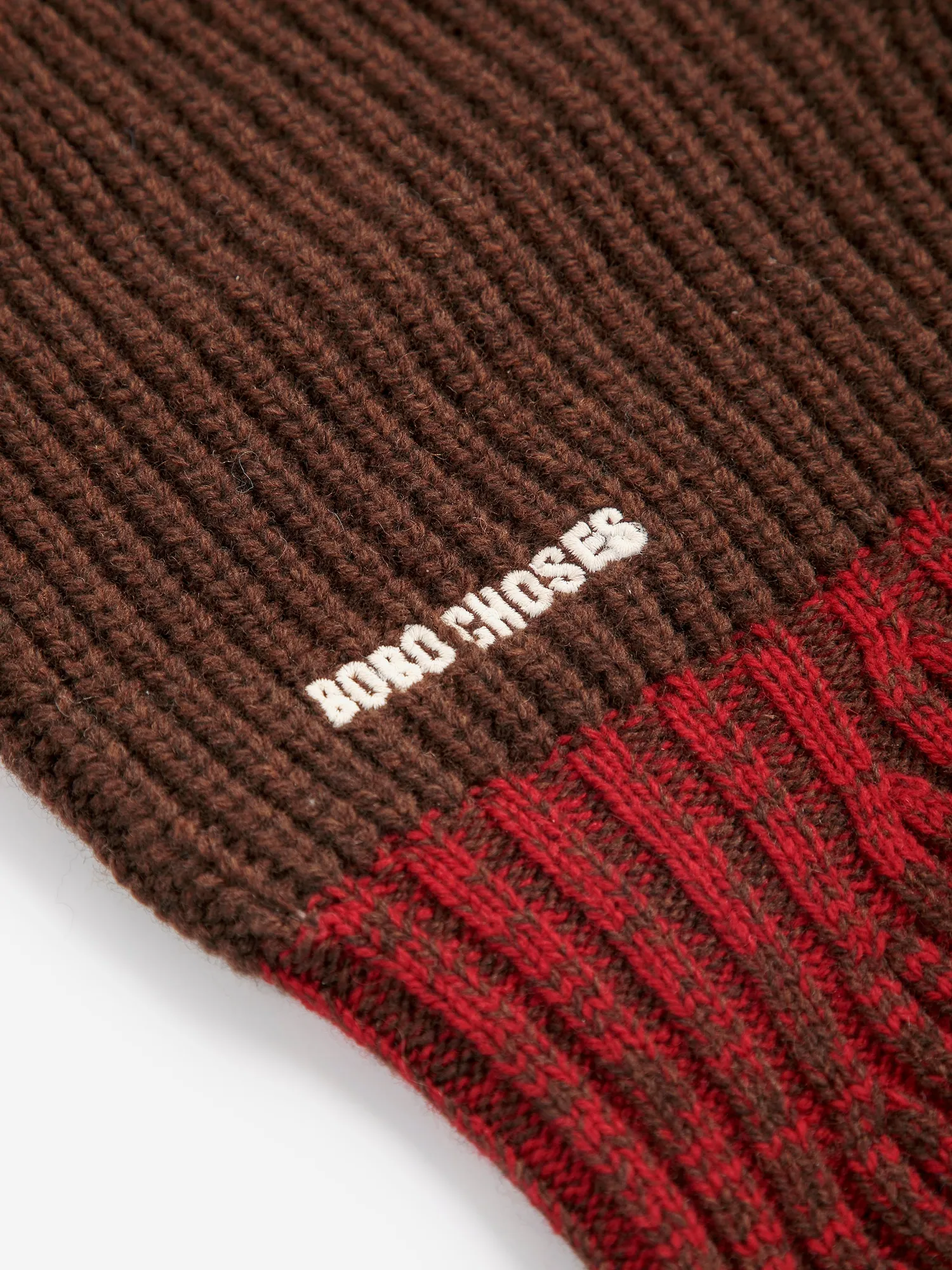 Bobo Choses Color Block elefanthue mørkebrun HEAD58