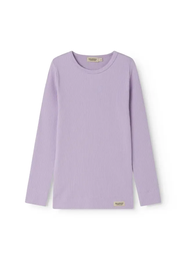 MarMar Plain Tee LS t-shirt Lilacs modal
