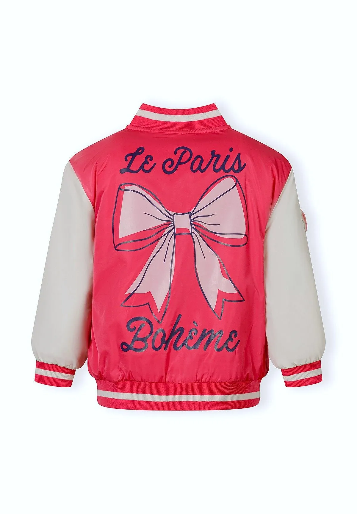 Minoti 44567 collegejakke til piger rosa varsity