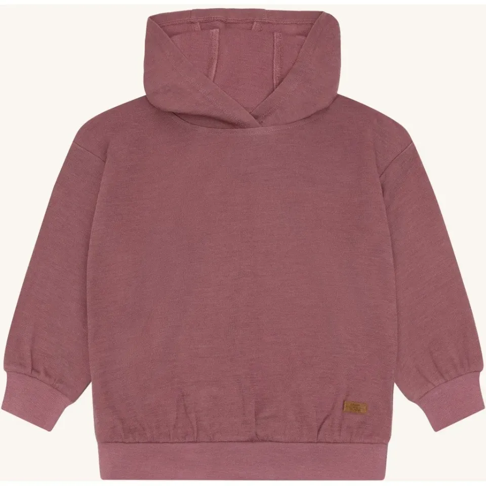 Hust & Claire HCSanu Hoodie Old Rose uld bambus