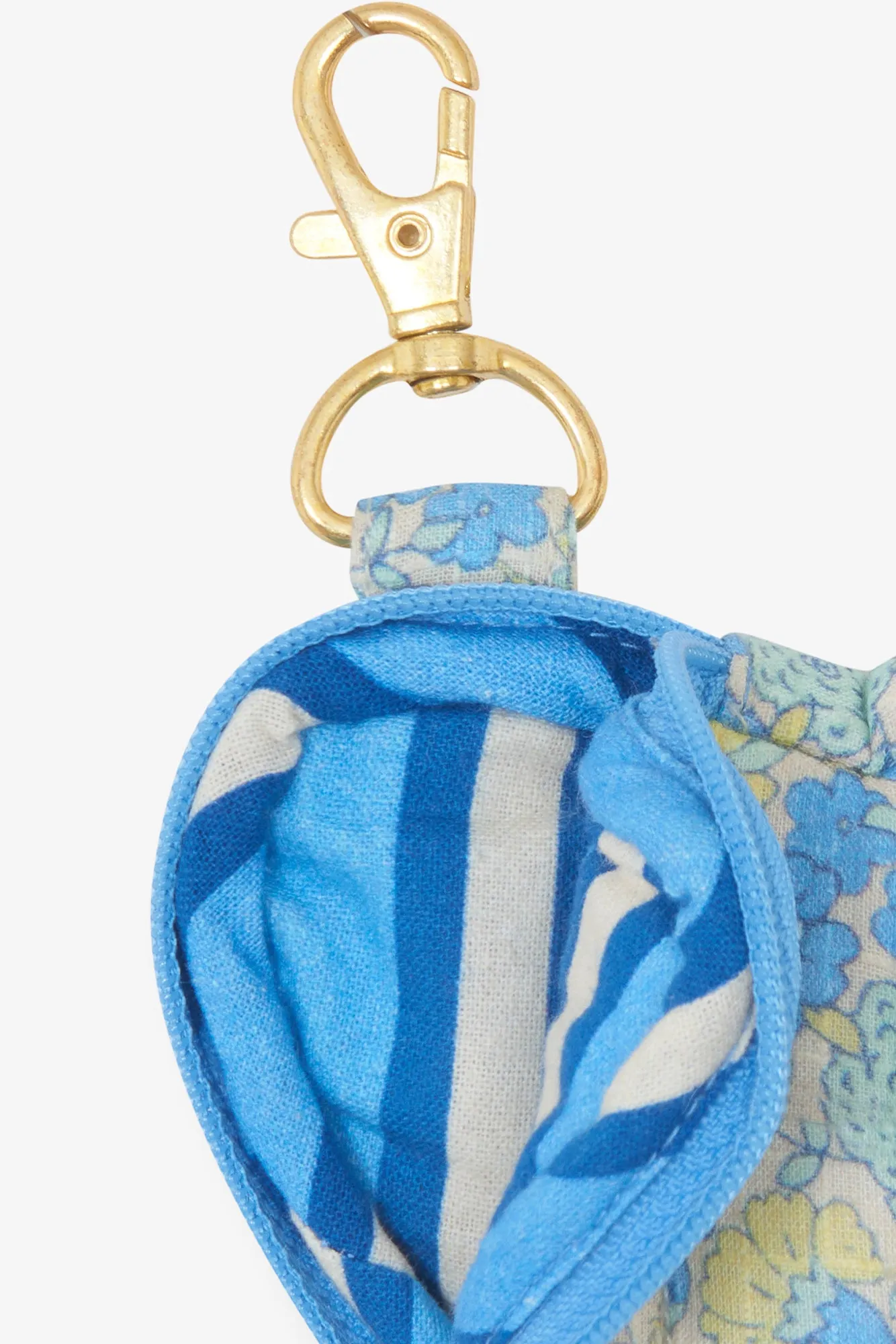 Bonton Fleur Vintage Bleu nøglering hjerte blå