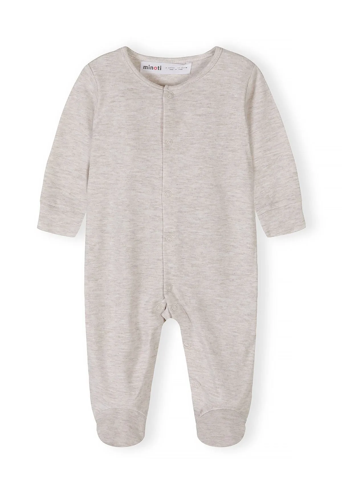 Minoti 44530 sparkedragt 5-pak beige med fødder