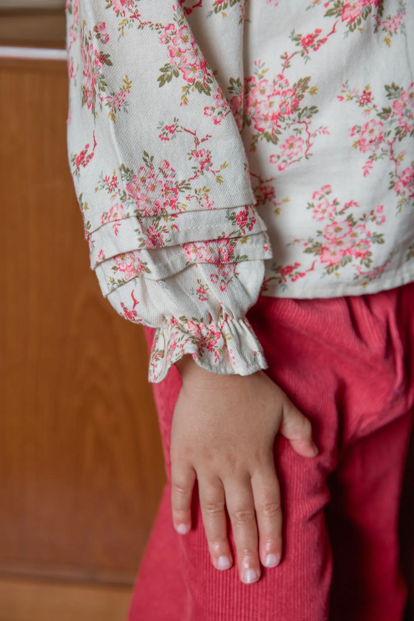 Bonton Pavot Flowers Bluse blomstret bomuld