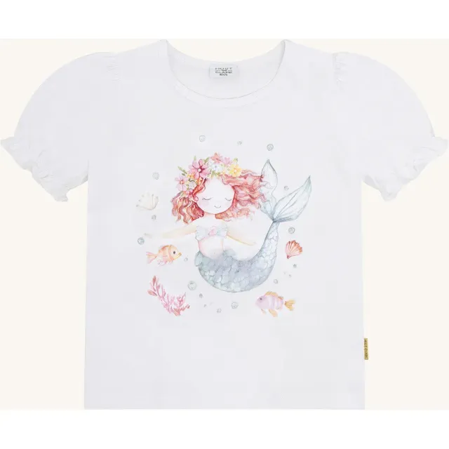 Hust & Claire HCAlma Mermaid T-shirt White bomuld