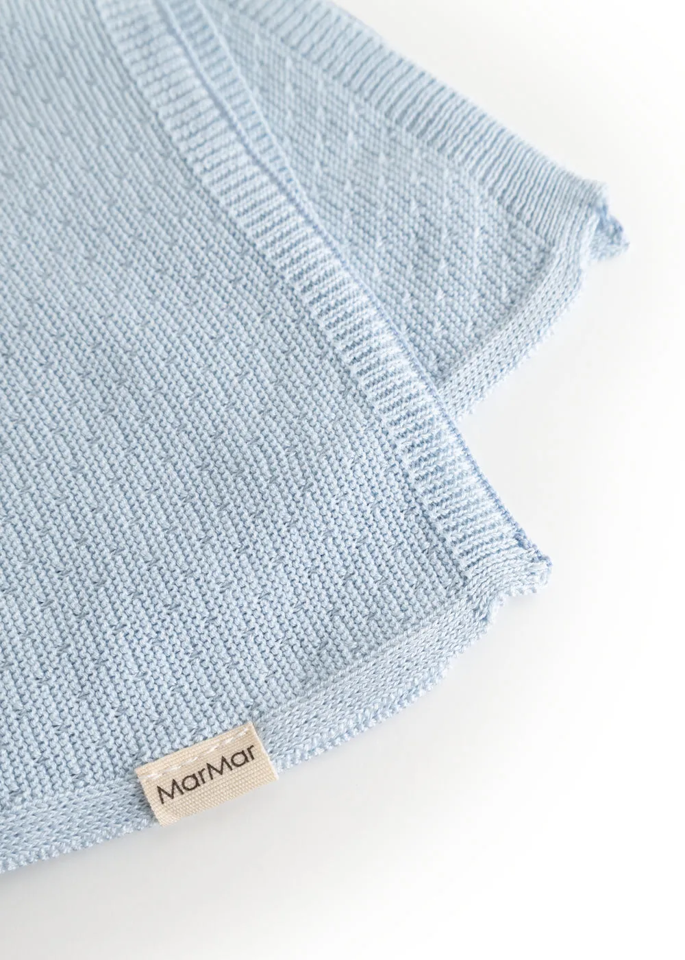 MarMar Teddy Cloth nusseklud Cerulean Sky strik