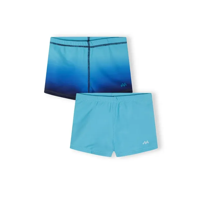 Minoti 44520 badeshorts 2-pak turkis til drenge