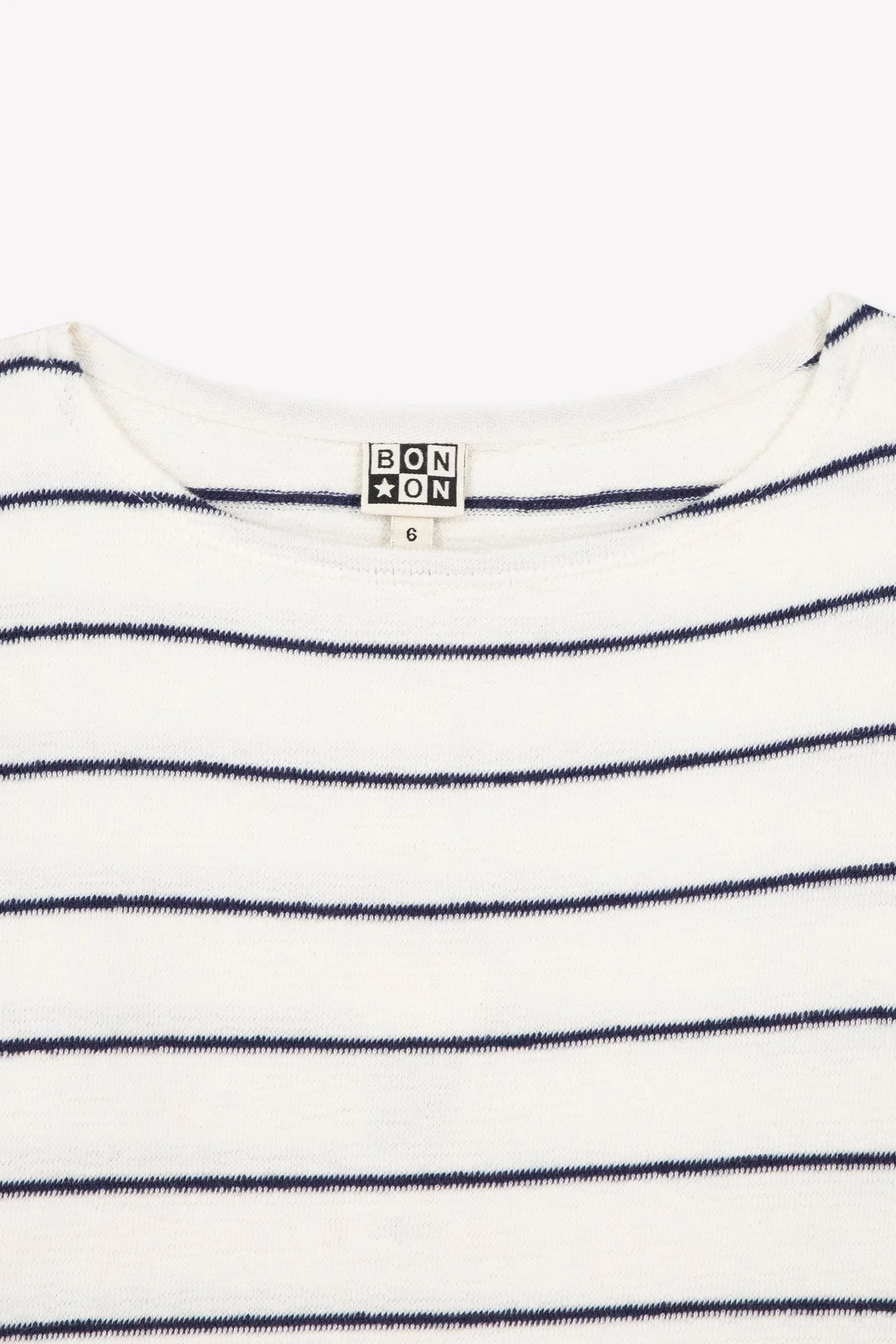 Bonton Poulpe T-shirt stribet bomuld blæksprutte