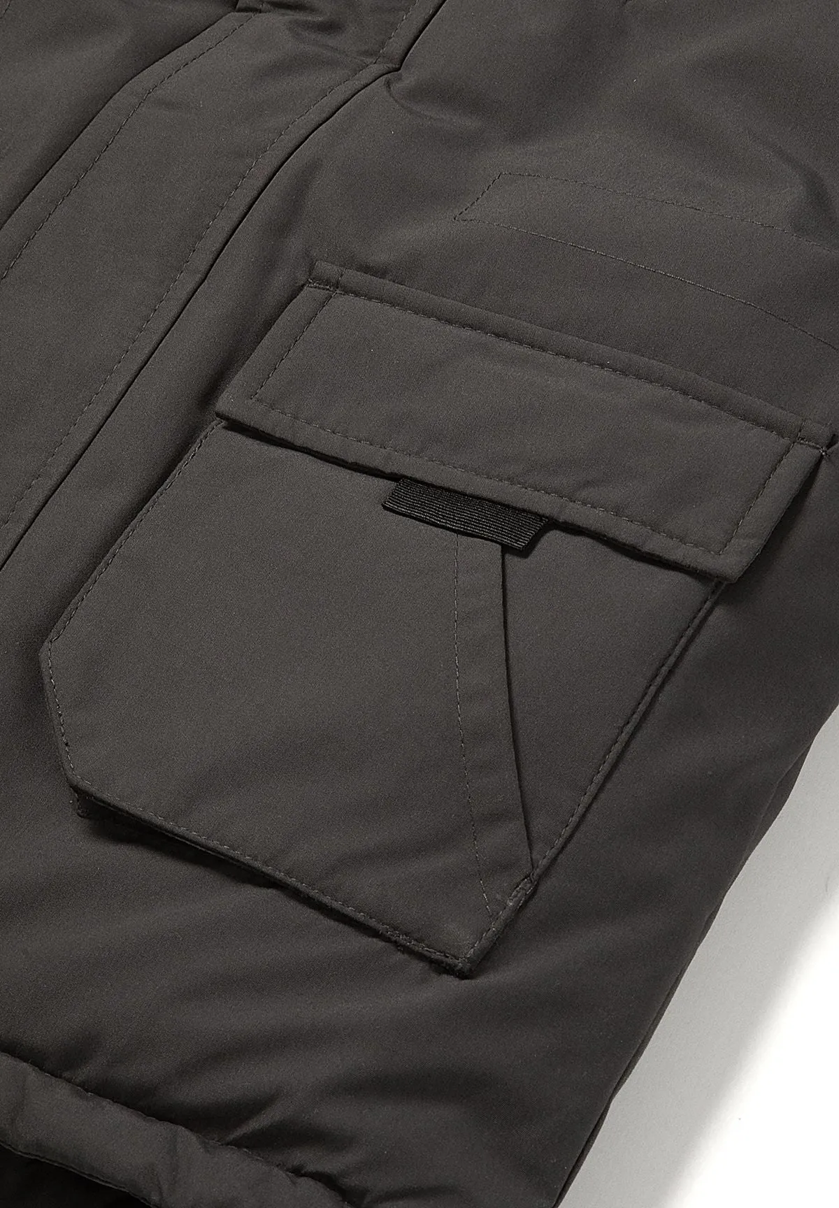 Minoti 45266 parka til drenge grå varm