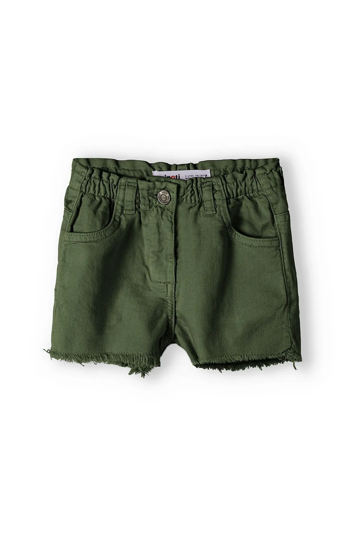 Minoti 38835 shorts khaki paperbag til piger
