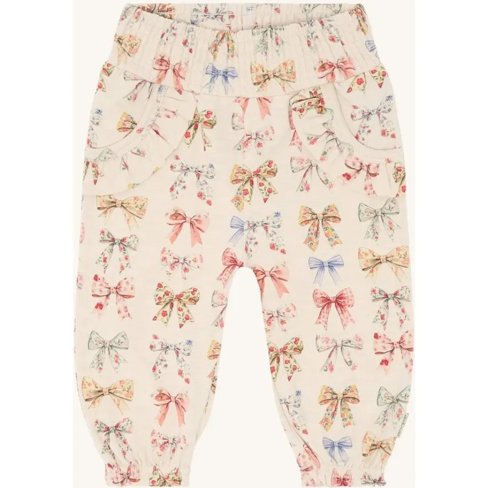 Hust & Claire Trine Big Bows bukser Kit bomuld