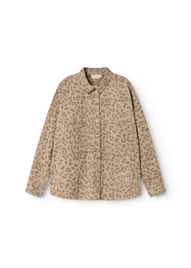 MarMar Telo W skjorte Washed Leo leopard