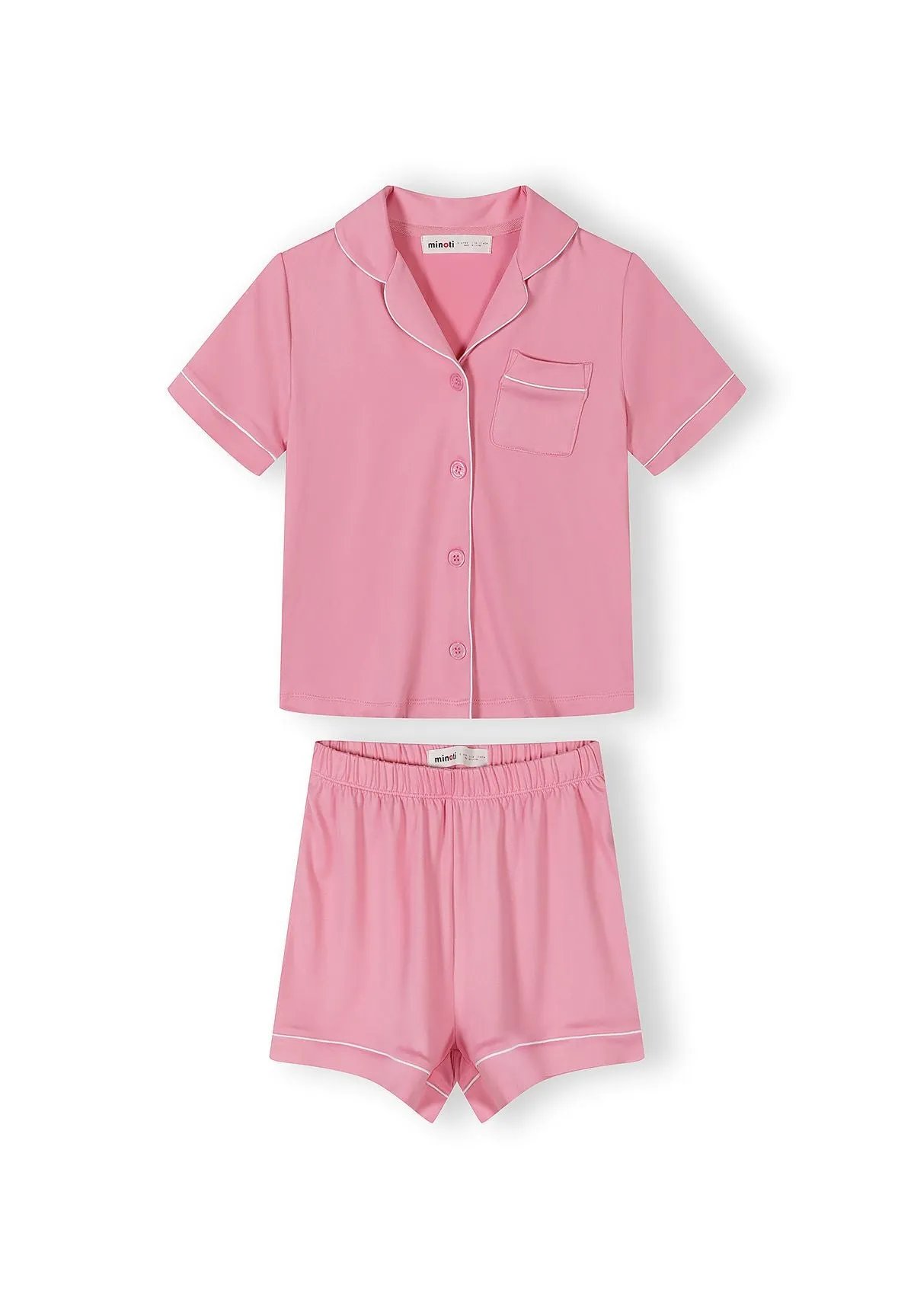 Minoti 44907 pyjamas 2-pak 104 kort bomuld