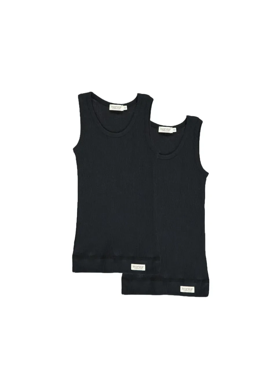 MarMar Sleeveless 2-pak undertrøje sort