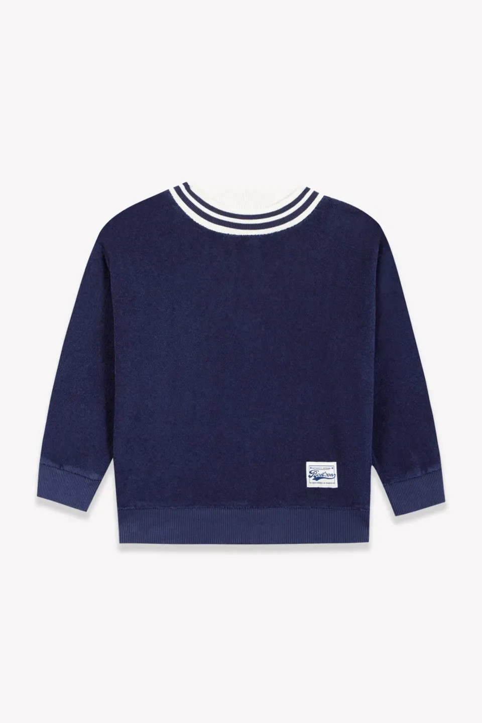 Bonton Pitt Blue sweatshirt blå bomuld