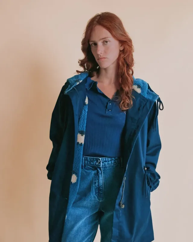 Emile et Ida Emeron parka dame marine foret