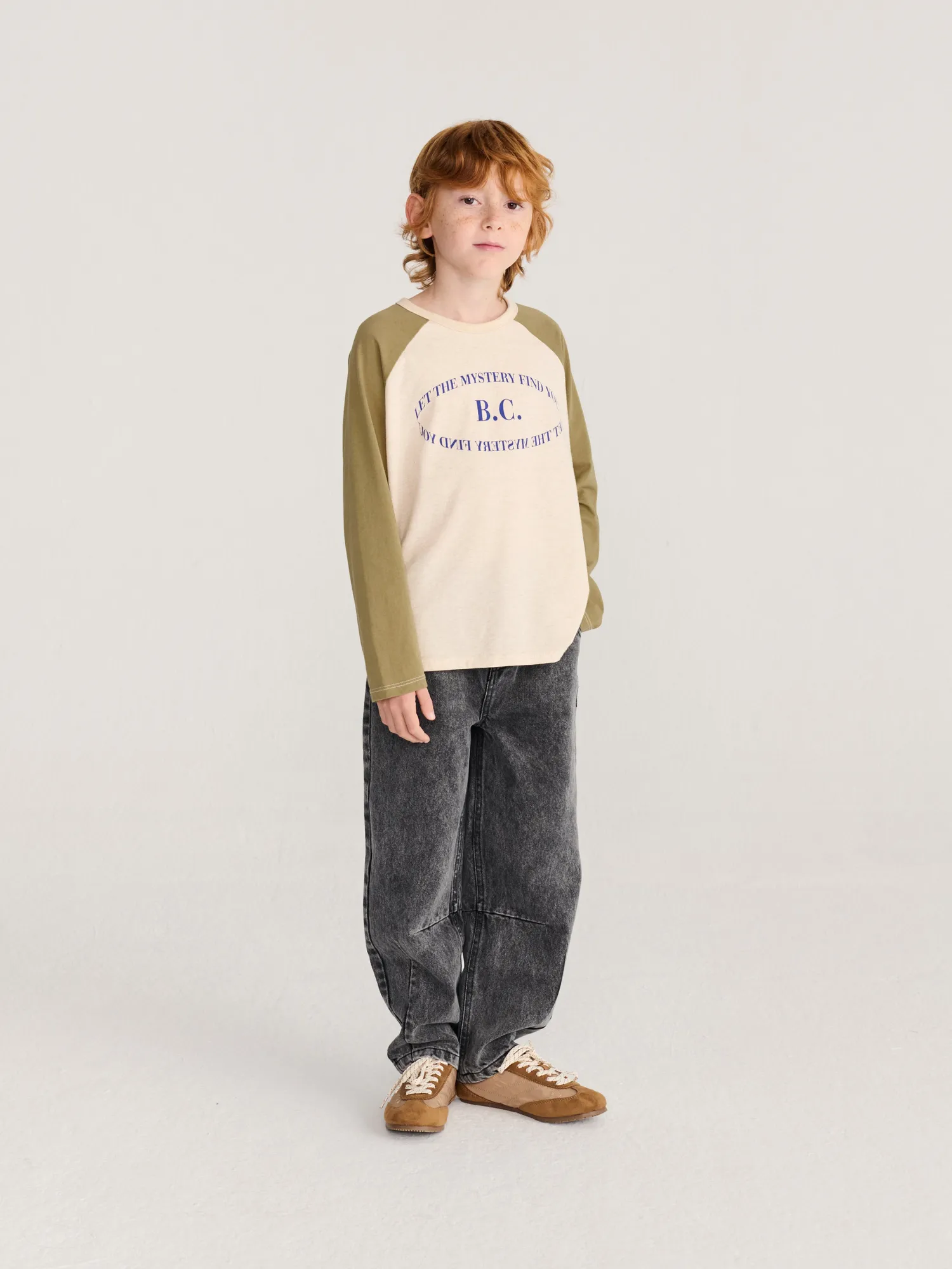 Bobo Choses Mystery BC T-shirt beige 2-3 år løs