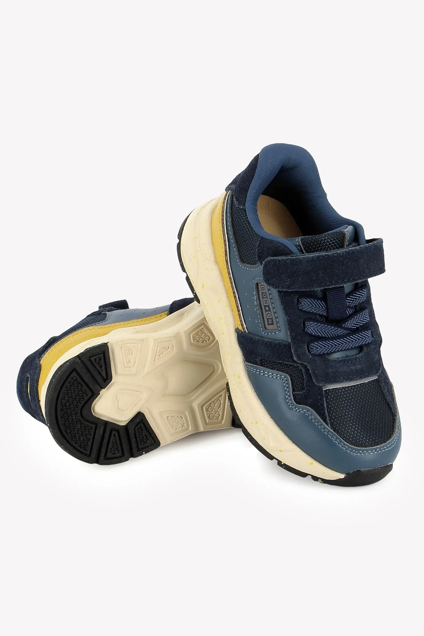 Bonton Yard Jogger sneakers blå velcro