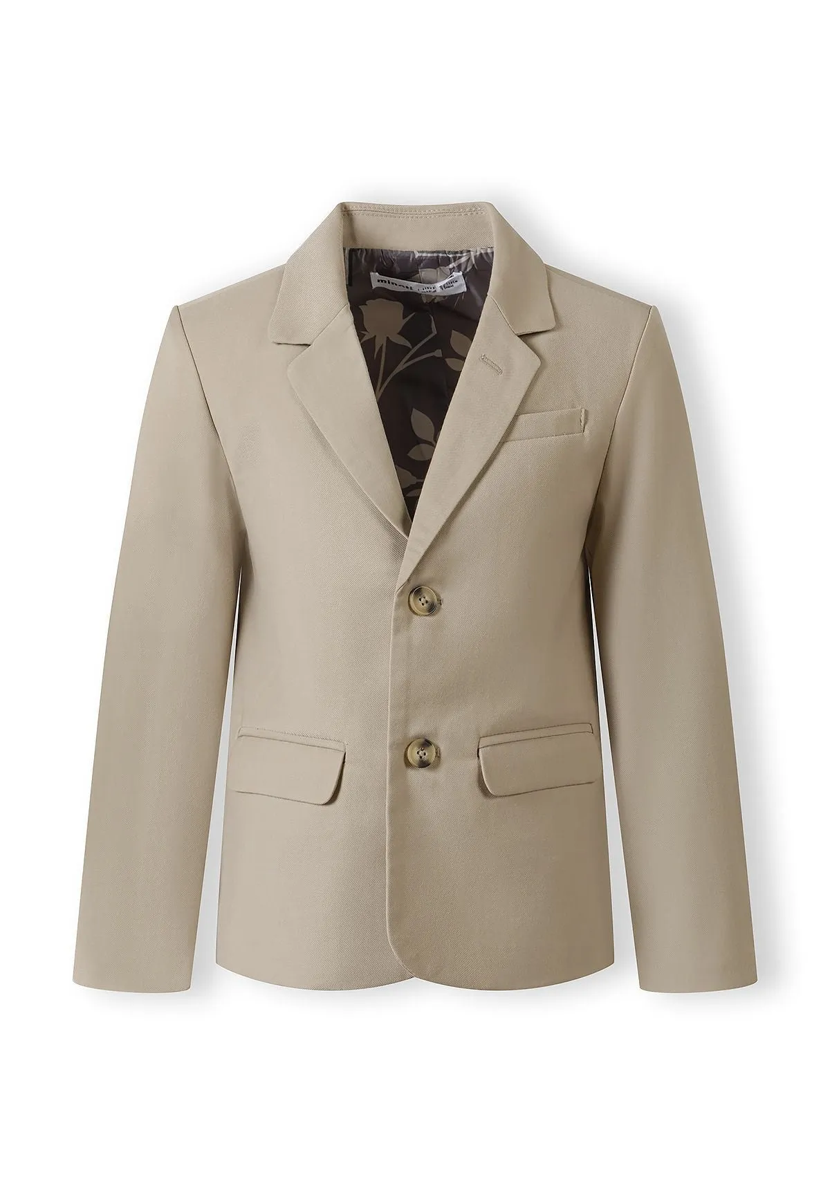 Minoti 44614 blazer sand smal til drenge fest