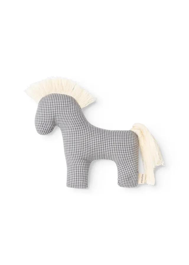 MarMar Copenhagen Little Horse stofhest Blue Check