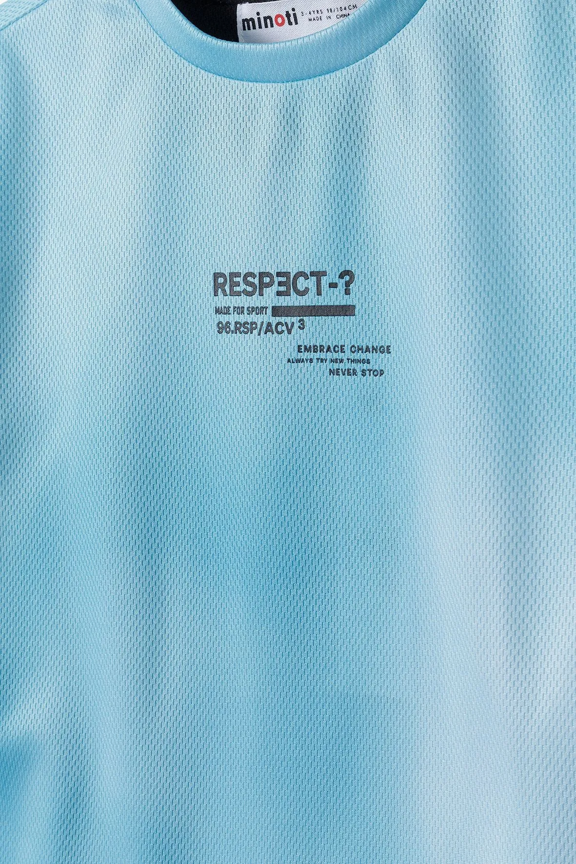 Minoti 38341 t-shirt mint mesh til drenge