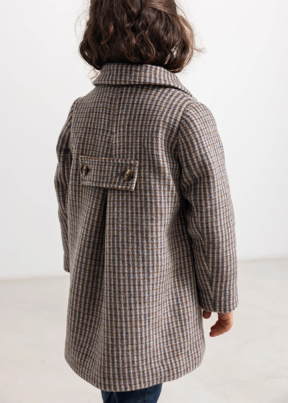 MarMar Copenhagen Olive Jacket uldjakke Heritage Check tern