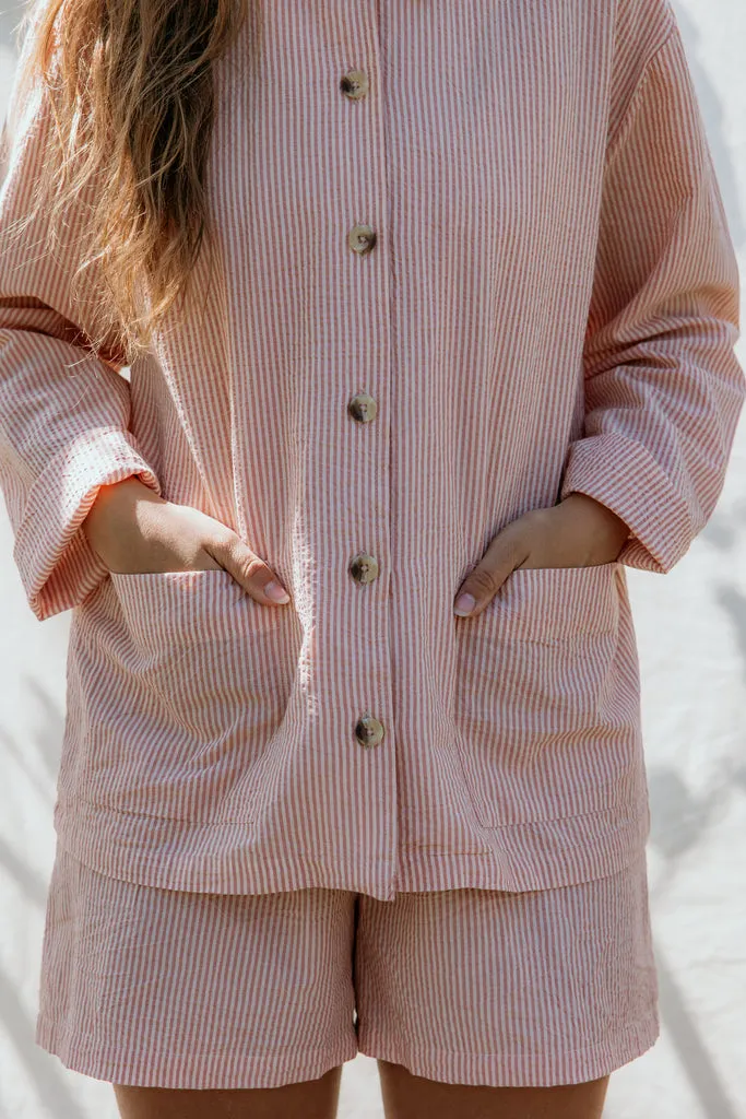 MarMar Pajama Set W pyjamas Soft Cheek Stripe S-XL