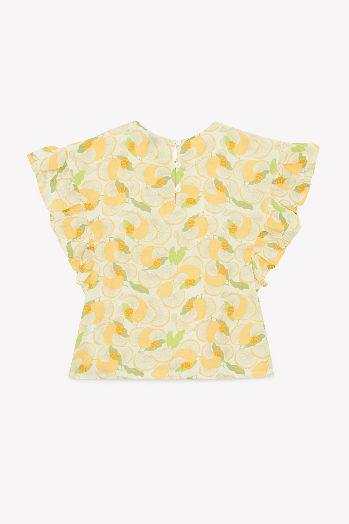 Bonton Limone Loulou bluse citron bomuld