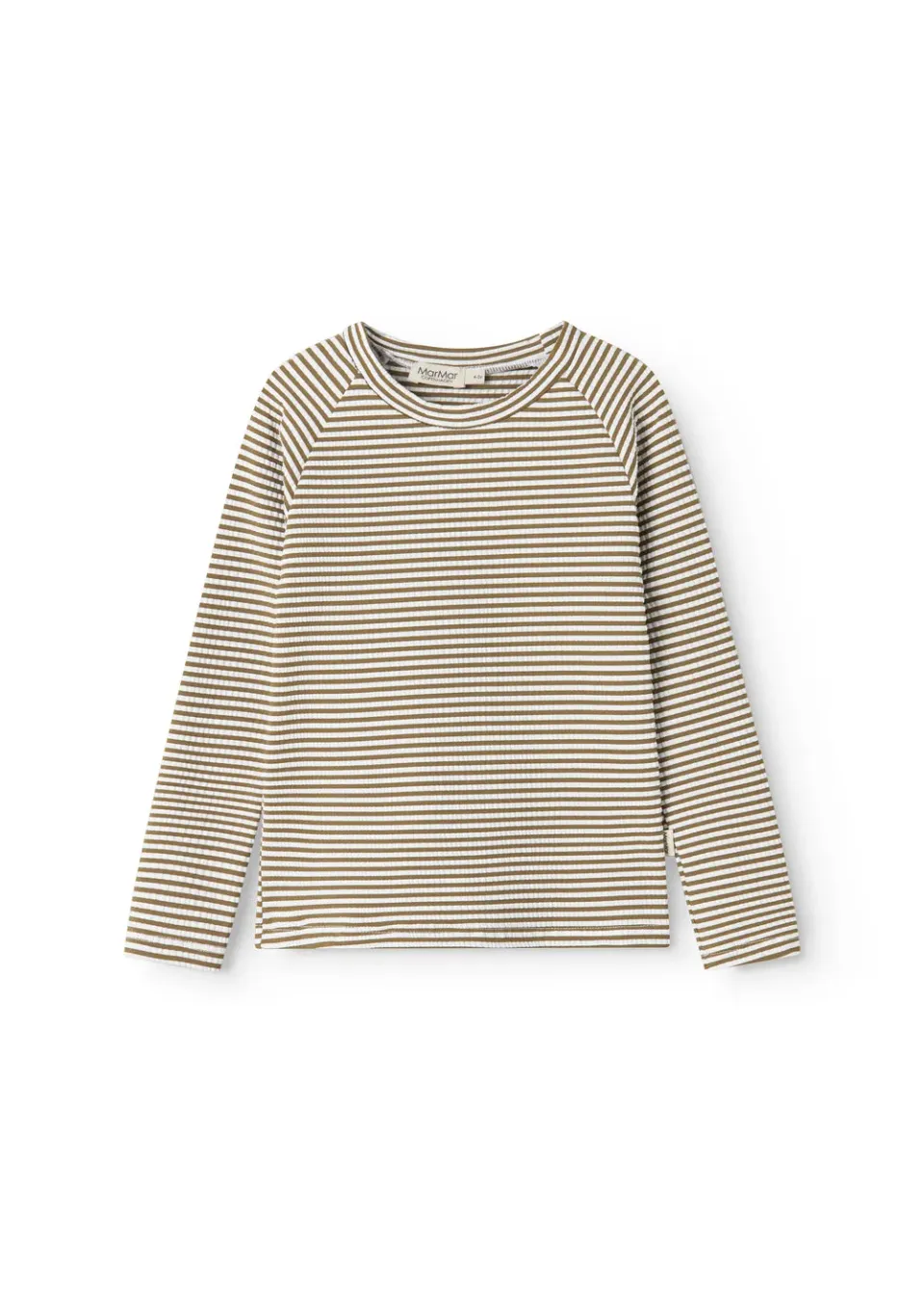 MarMar Swean Tee badetrøje Dark Bronze Stripe UPF 40+