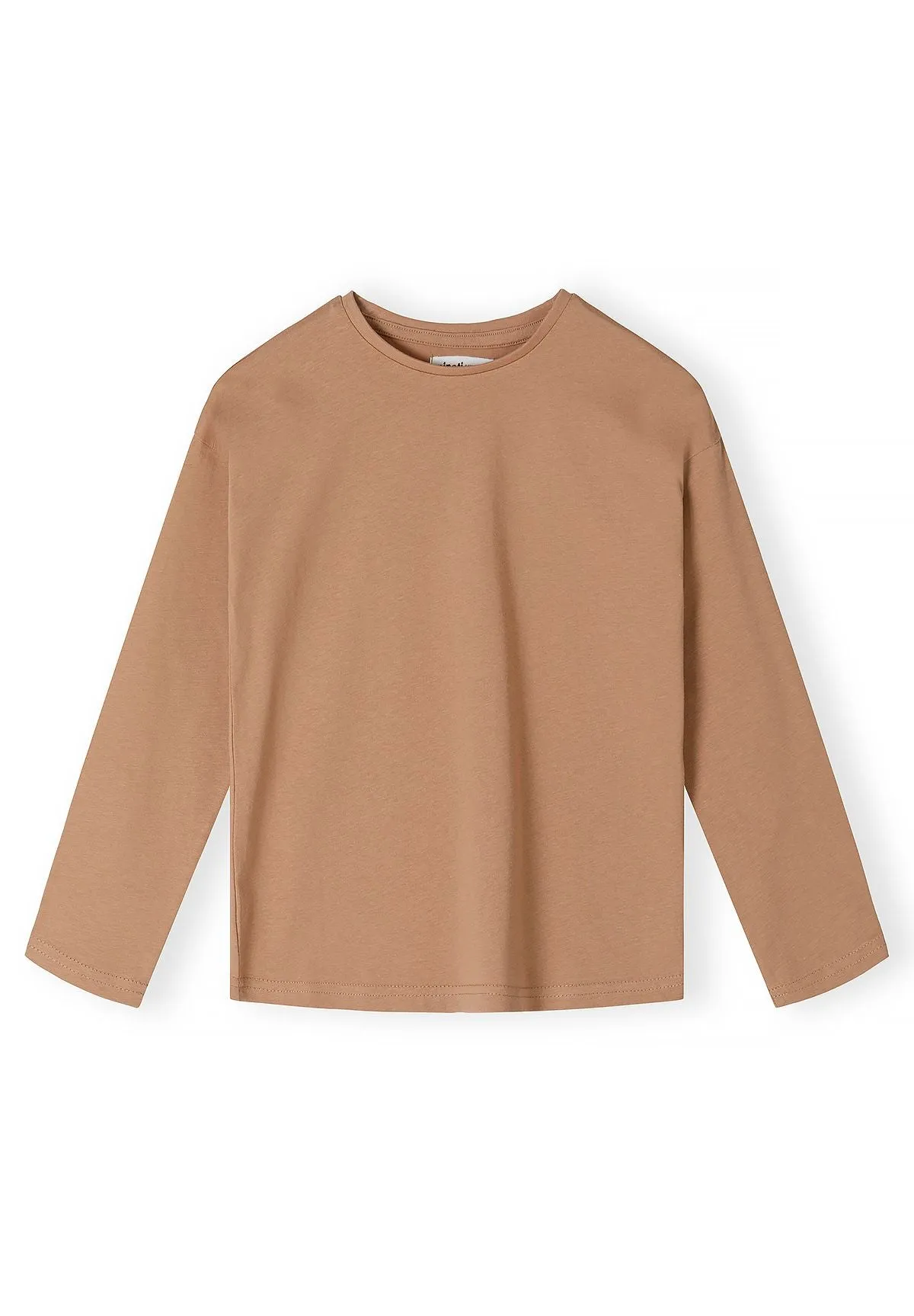 Minoti 45633 t-shirt langærmet 5-pak piger bomuld