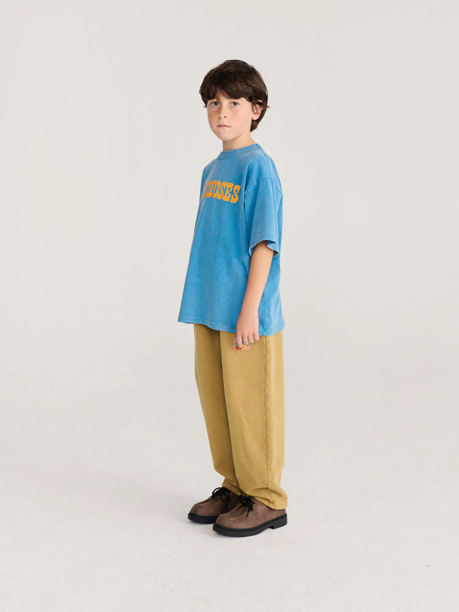 Bobo Choses Taxi Saurus Tag cocoon joggingbukser khaki økobomuld