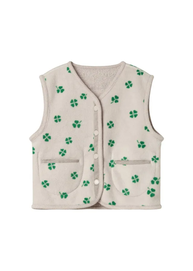 MarMar Copenhagen Oky Waistcoat vest Moon Grey børn