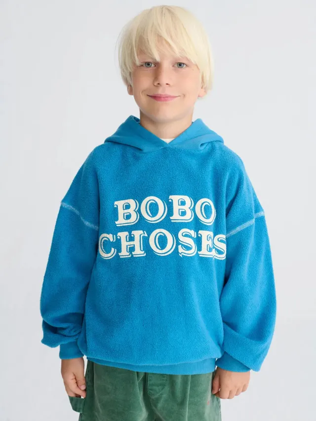 Bobo Choses All About Monsters Embossed hoodie blå