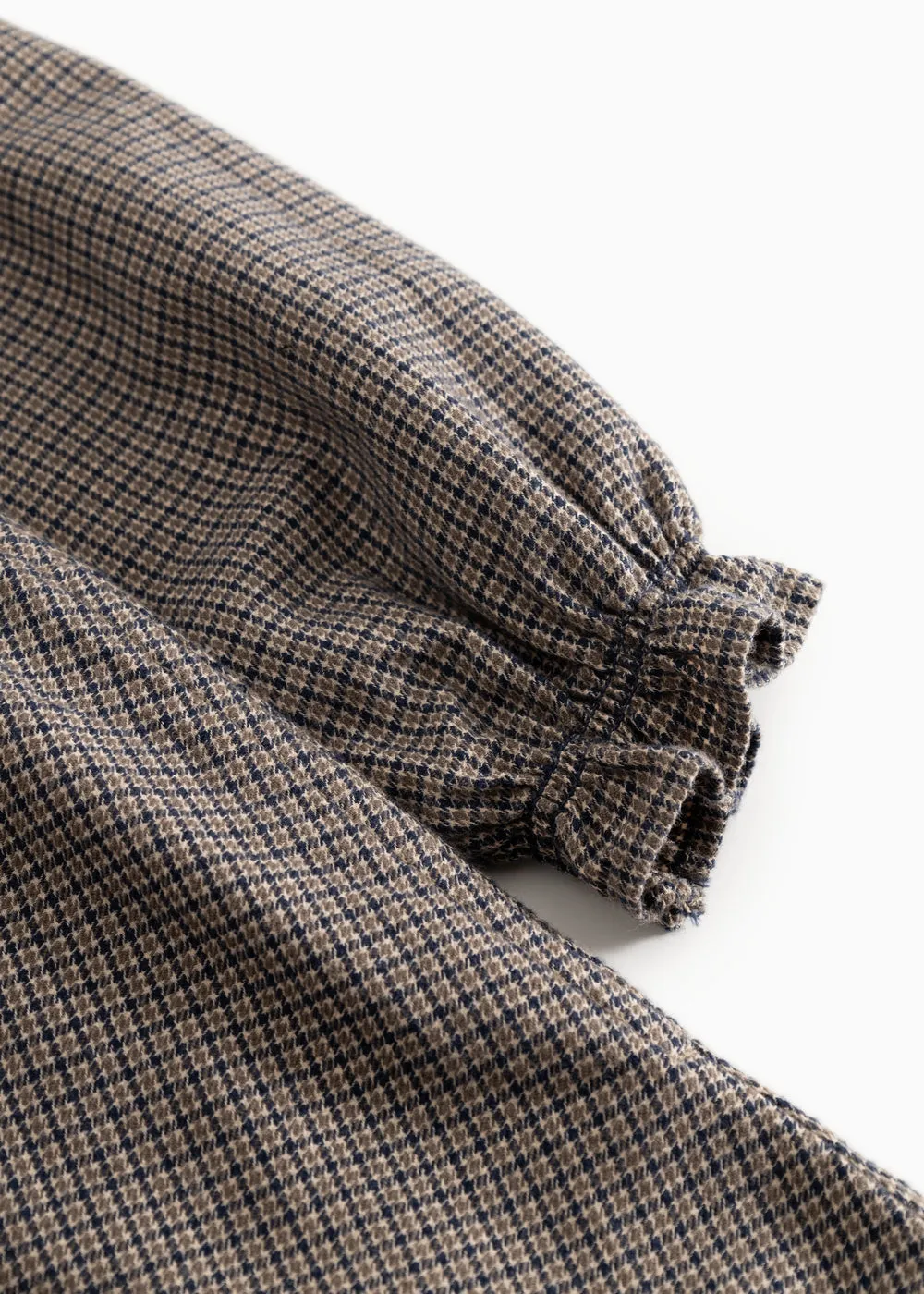 MarMar Dalina Houndstooth Check kjole ternet langærmet