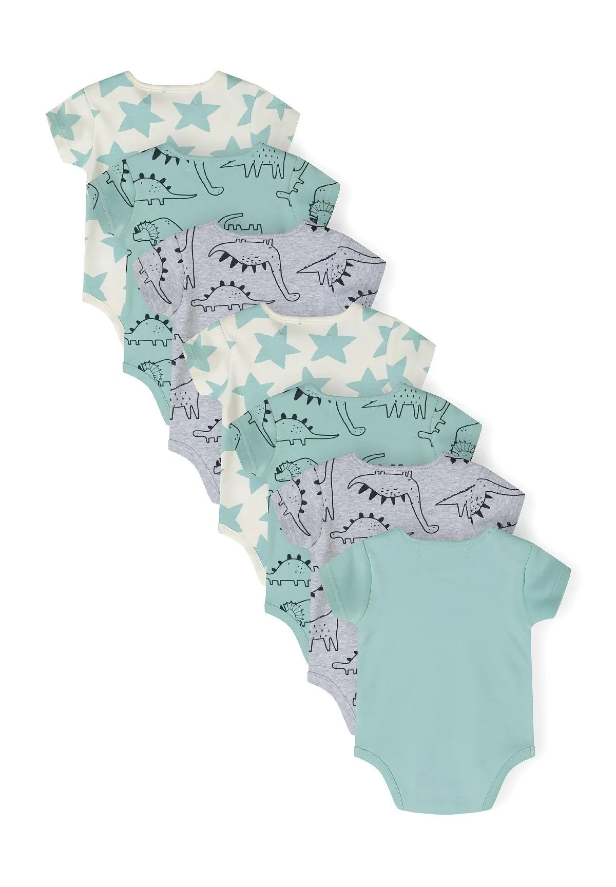 Minoti 42002 babybody 7-pak mint dino