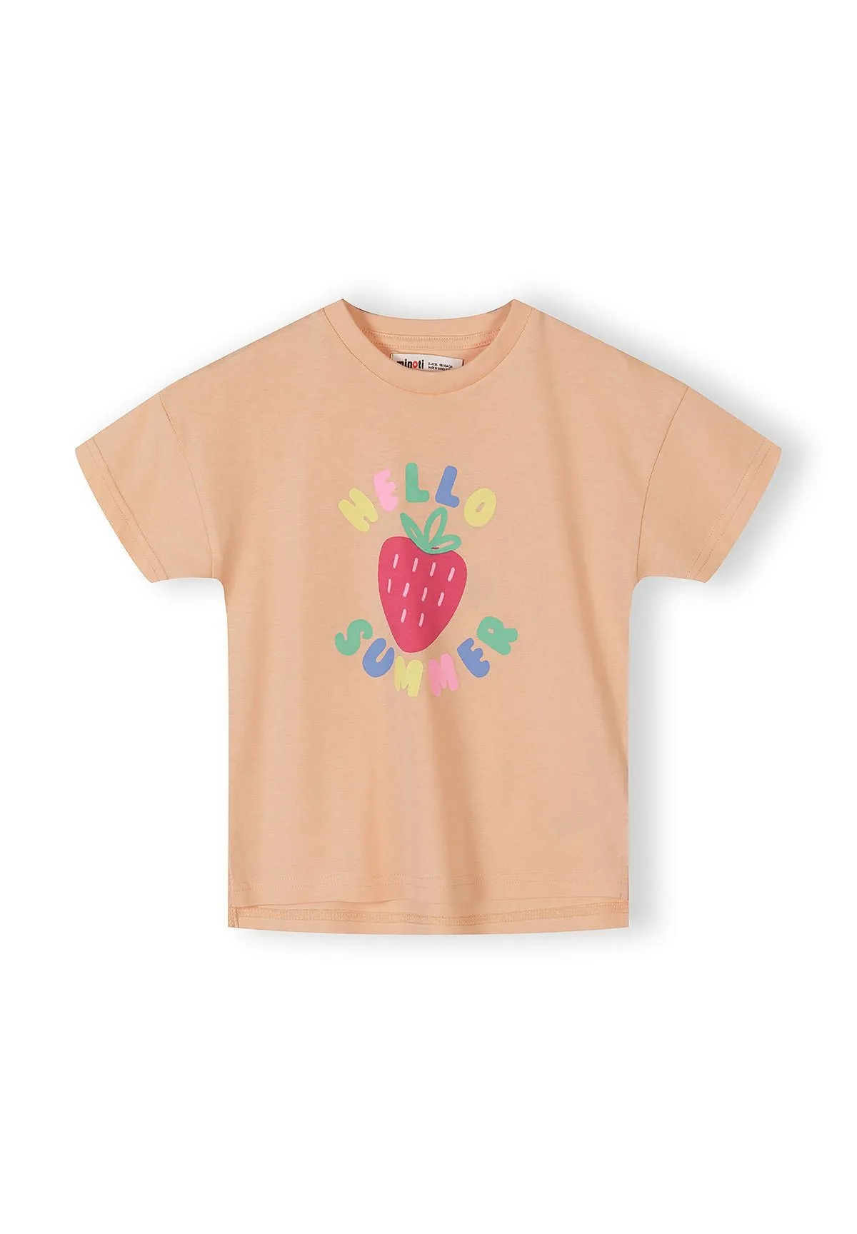 Minoti 44812 t-shirt 5-pak frugtprint piger