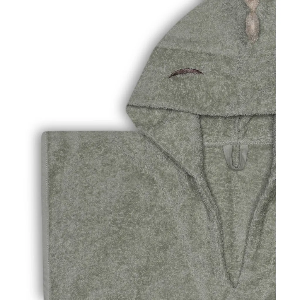 nuuroo Adelin poncho Light green Dino bomuld