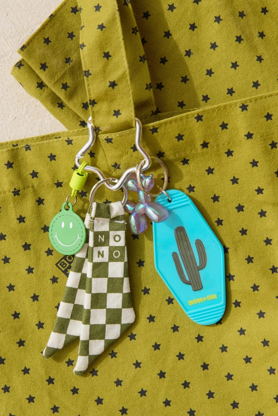 Bonton Grigri Damier nøglering cactus