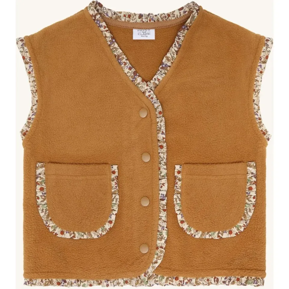 Hust & Claire HCElla Fleece vest Chipmunk polyester