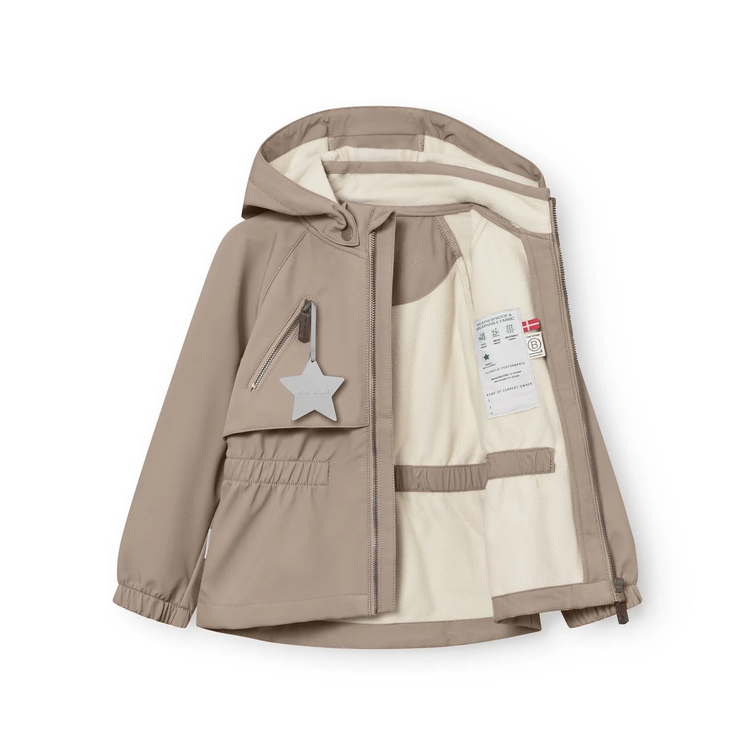 MINI A TURE MATALGEA softshell jakke fleece vandafvisende