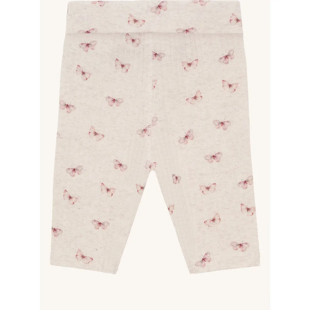 Hust & Claire HCLuca Animals leggings Apricot bomuld
