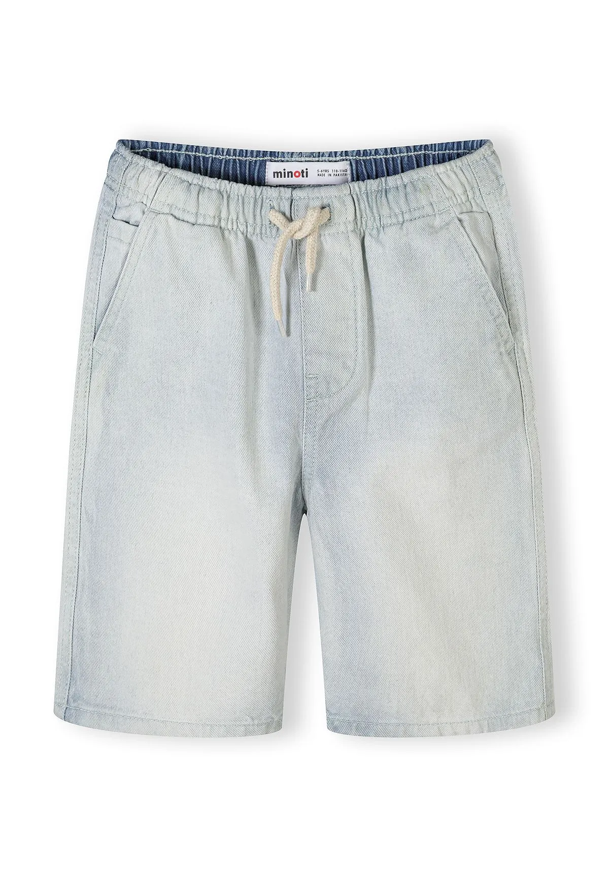 Minoti denimshorts blå 2-pak til drenge elastik